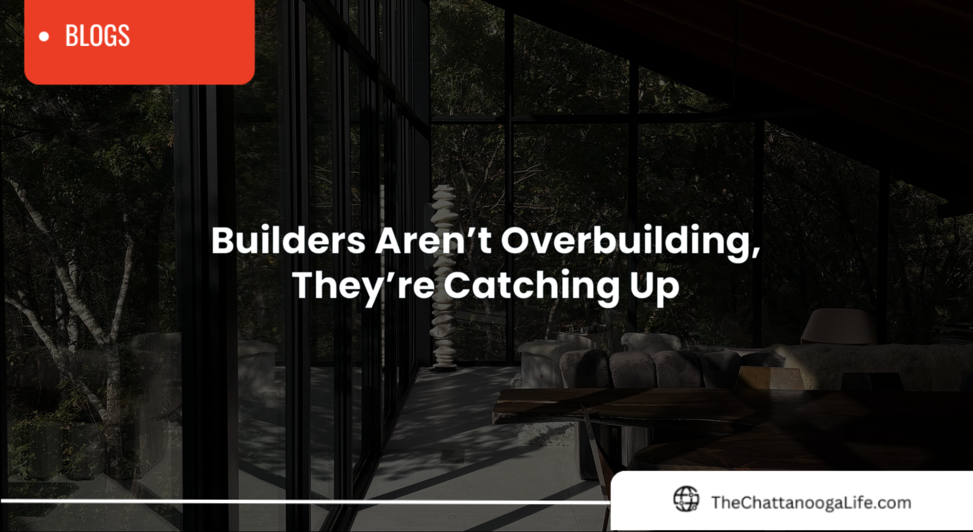 Builders Aren’t Overbuilding They’re Catching Up Graph header image.