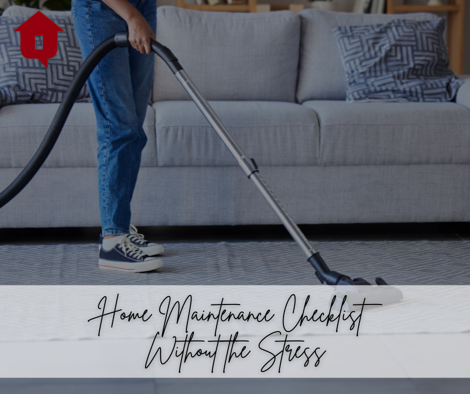 Home Maintenance Checklist without the Stress! header image.