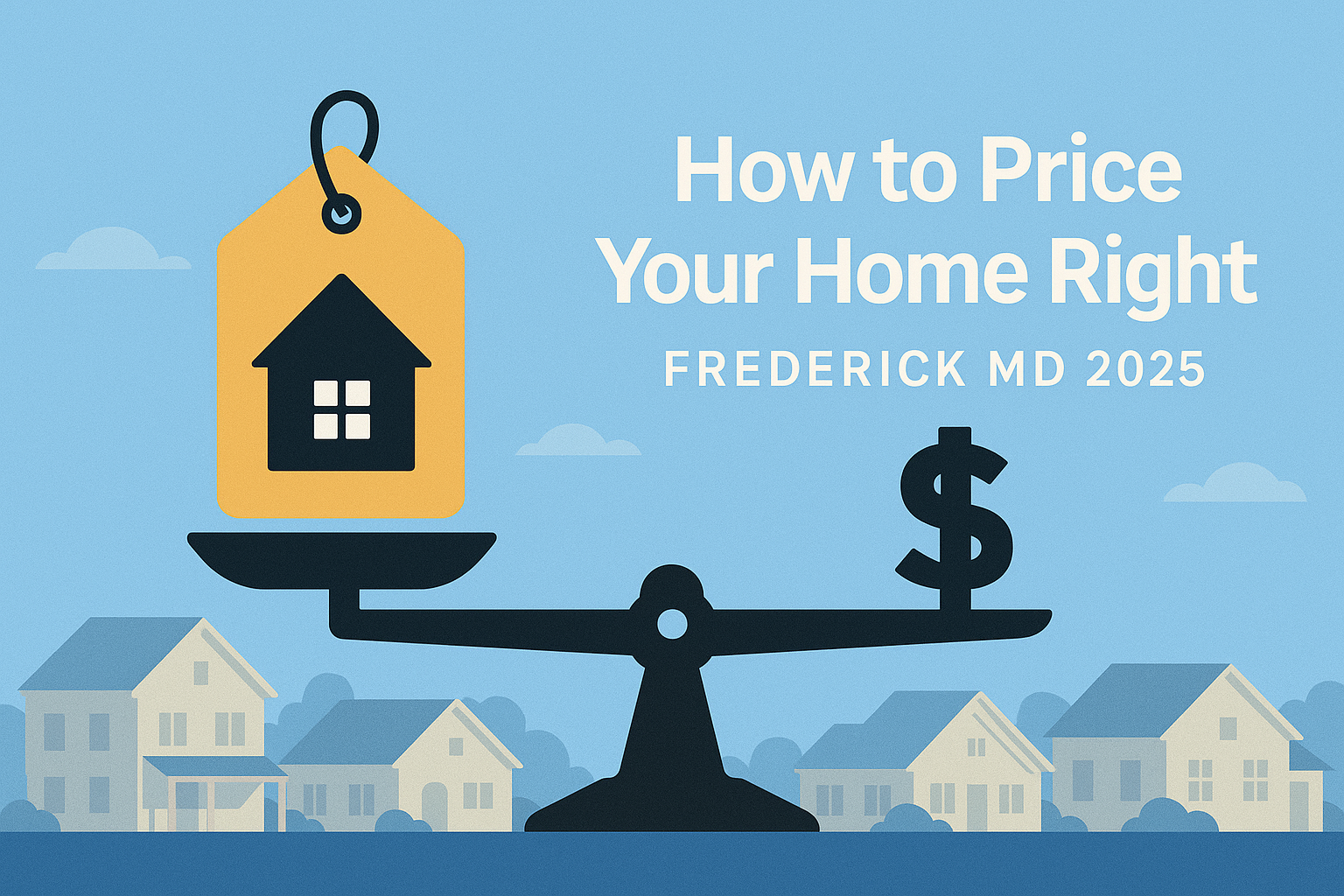 🏡 How to Price Your Frederick, MD Home to Sell Quickly — Without Leaving Money on the Table header image.