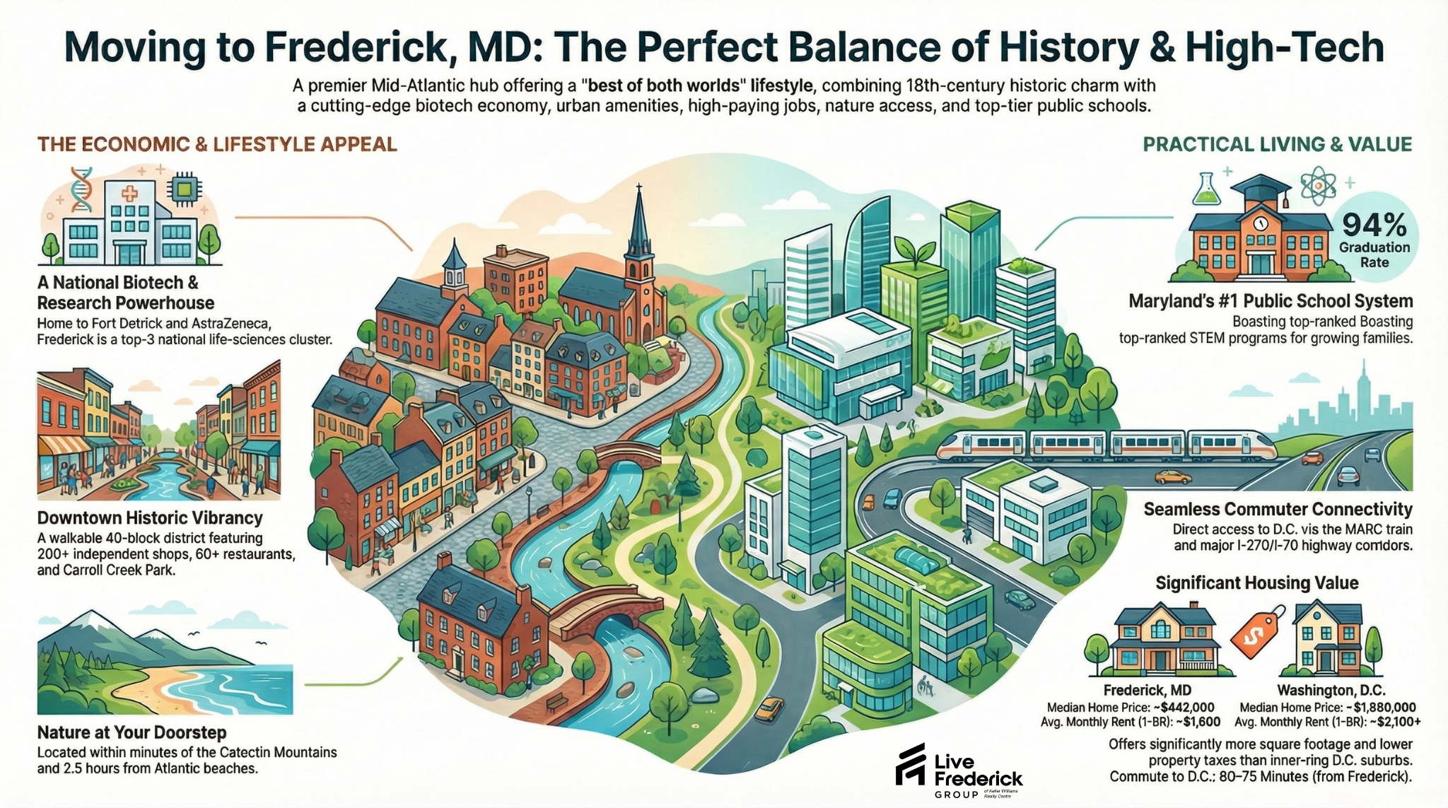 Moving to Frederick, MD