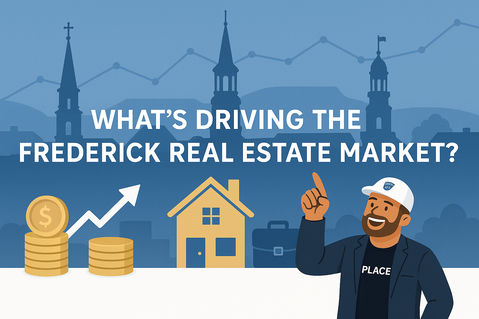 Frederick MD Real Estate Market Drivers 2025 header image.