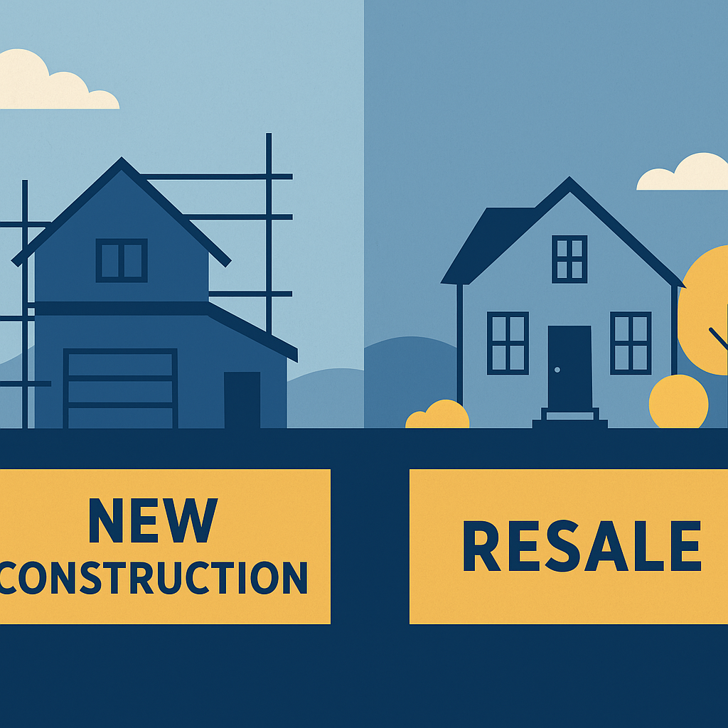 🏗️ New Construction vs. Resale Homes in Frederick, MD — Which Is Right for You? header image.
