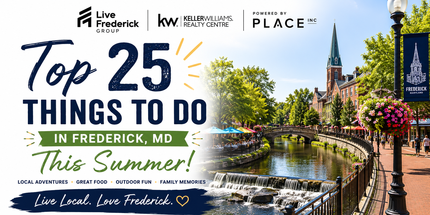 Top 25 Things to Do in Frederick, MD This Summer (2026 Guide) header image.