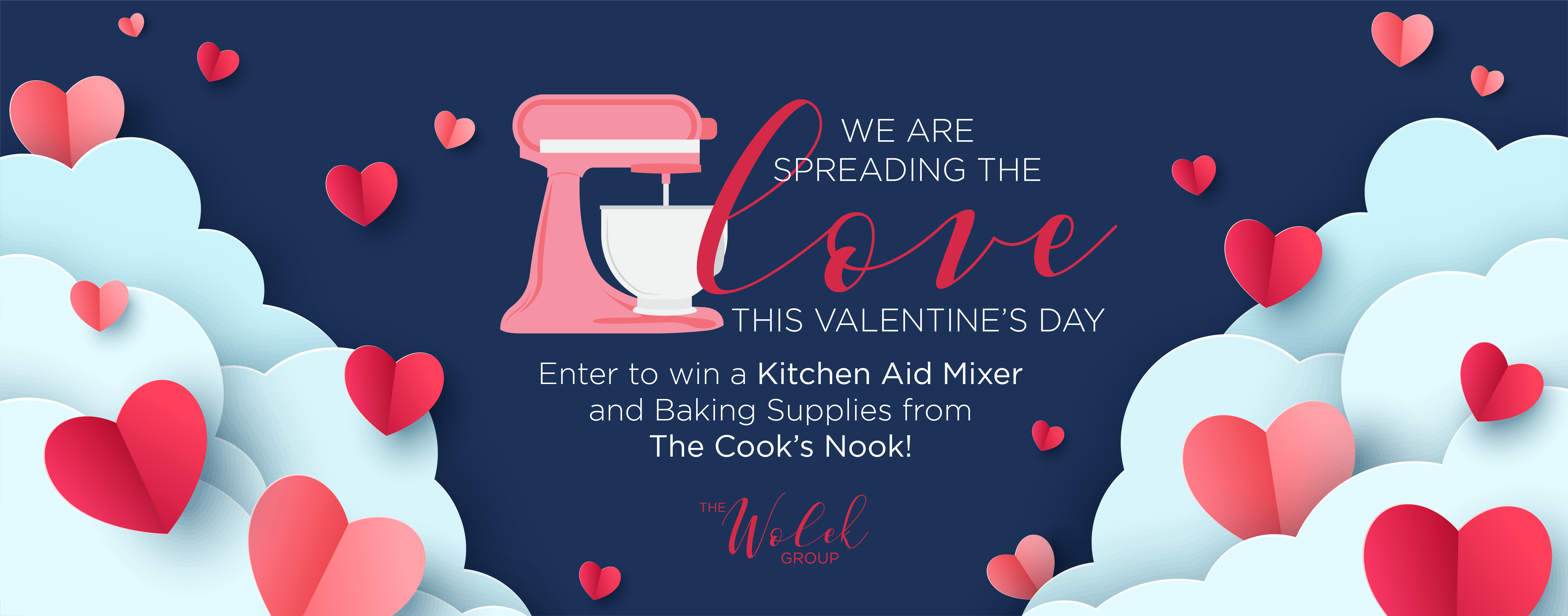 Enter to Win a Kitchen Aid Mixer + Baking Supplies! header image.