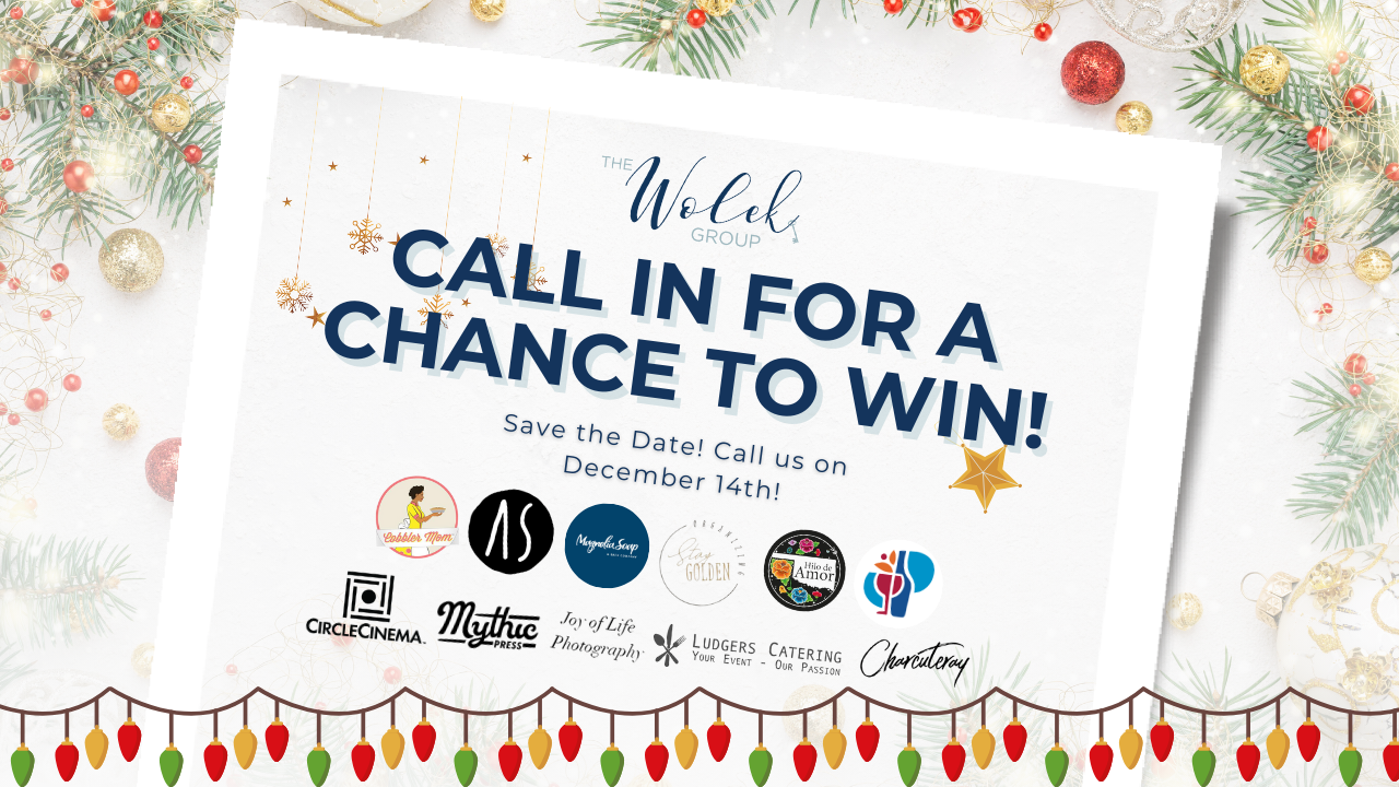 12 Holiday Giveaways! | The Wolek Group | Tulsa Real Estate header image.