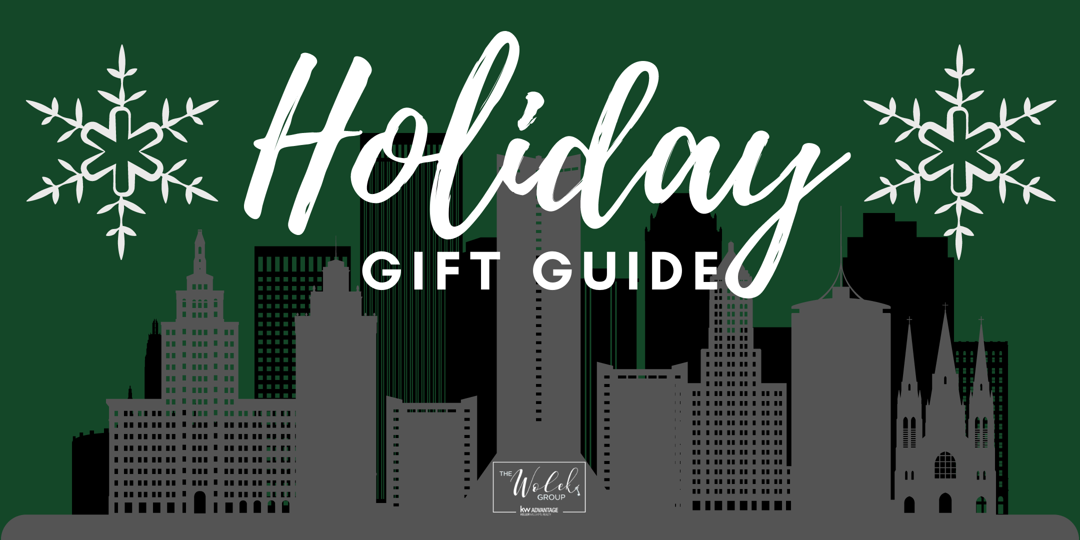 Holiday Gift Guide 2021 | Support Local Businesses! | The Wolek Group header image.