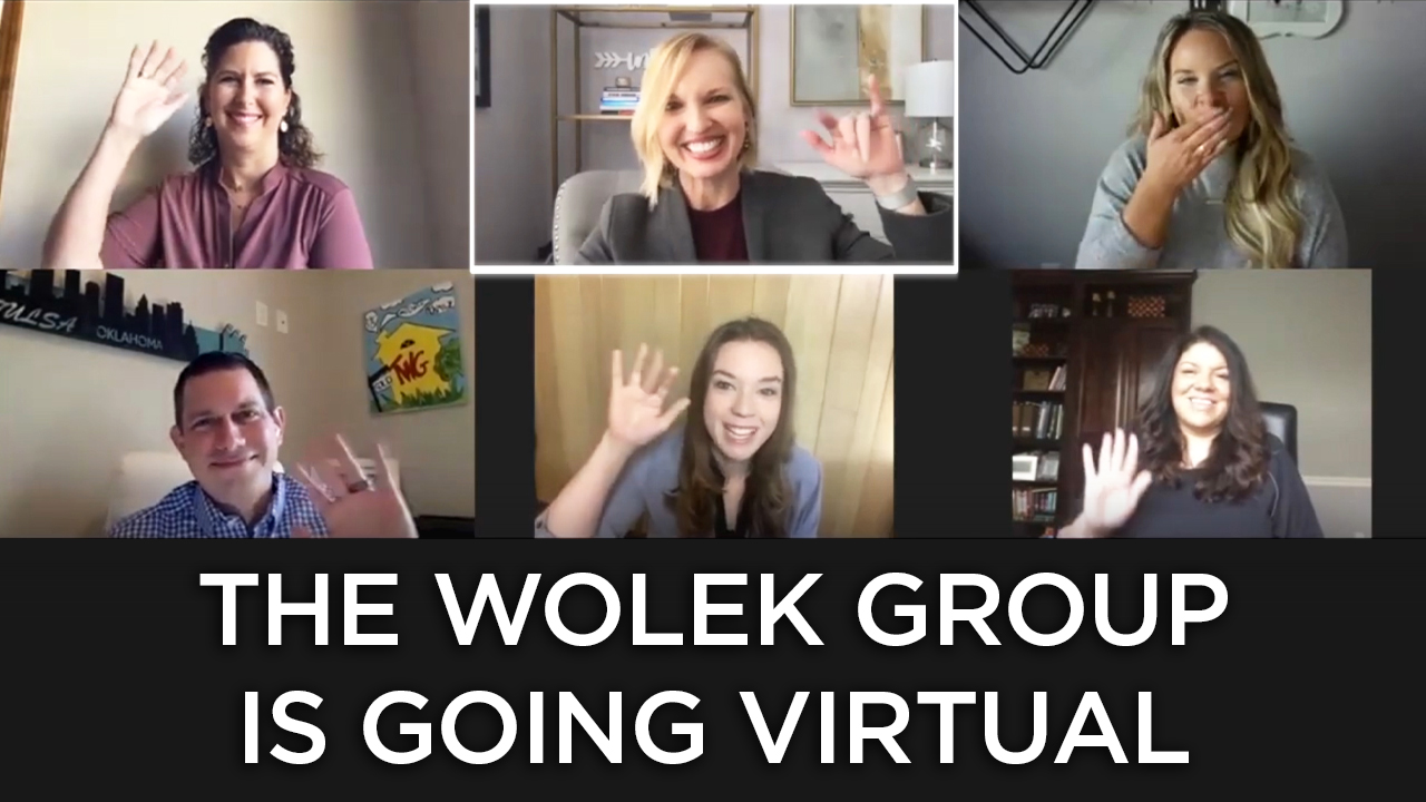 The Wolek Group Is Going Virtual header image.