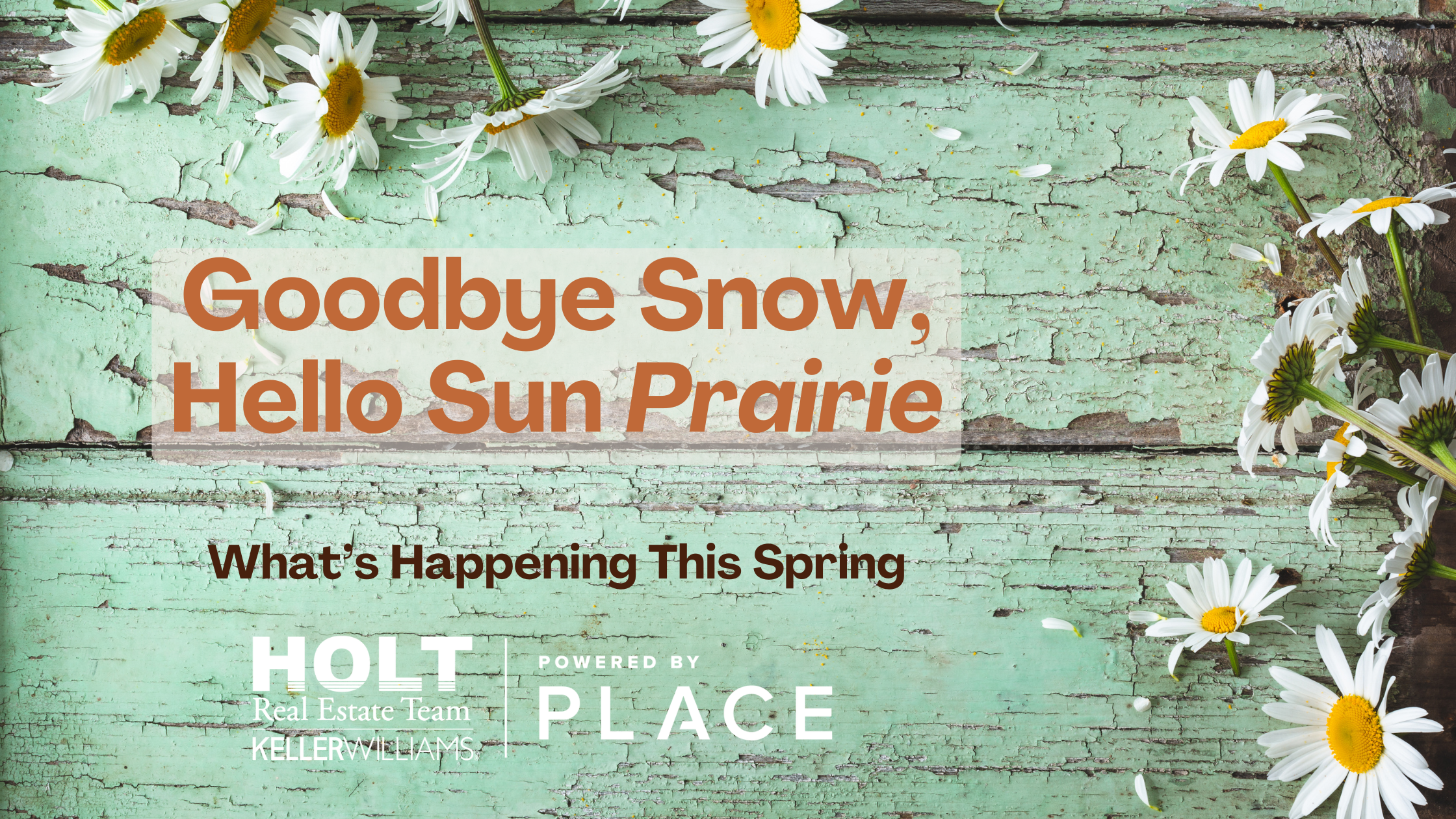 Goodbye Snow, Hello Sun Prairie! header image.