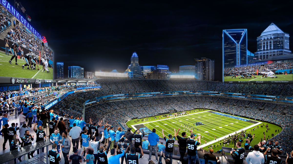 Inside Charlotte's $1.3 Billion Stadium Transformation header image.