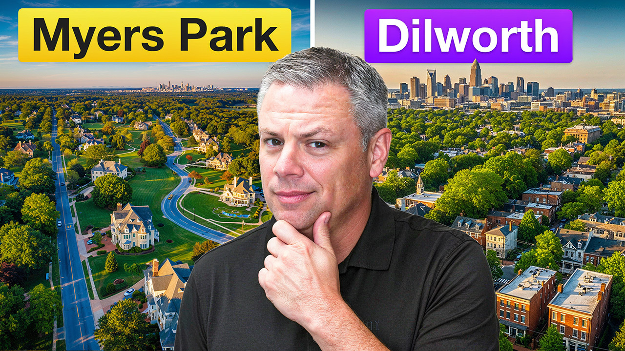 Why Myers Park Costs Hundreds of Thousands More than Dilworth (Is It Worth It?) header image.