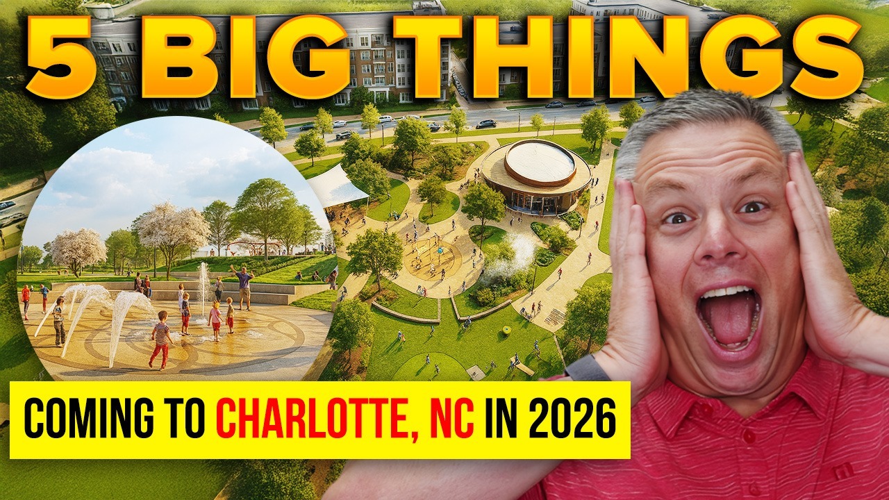 4 HUGE Changes Coming to CHARLOTTE North Carolina in 2026! 🤯 [Don't Miss Out!] header image.