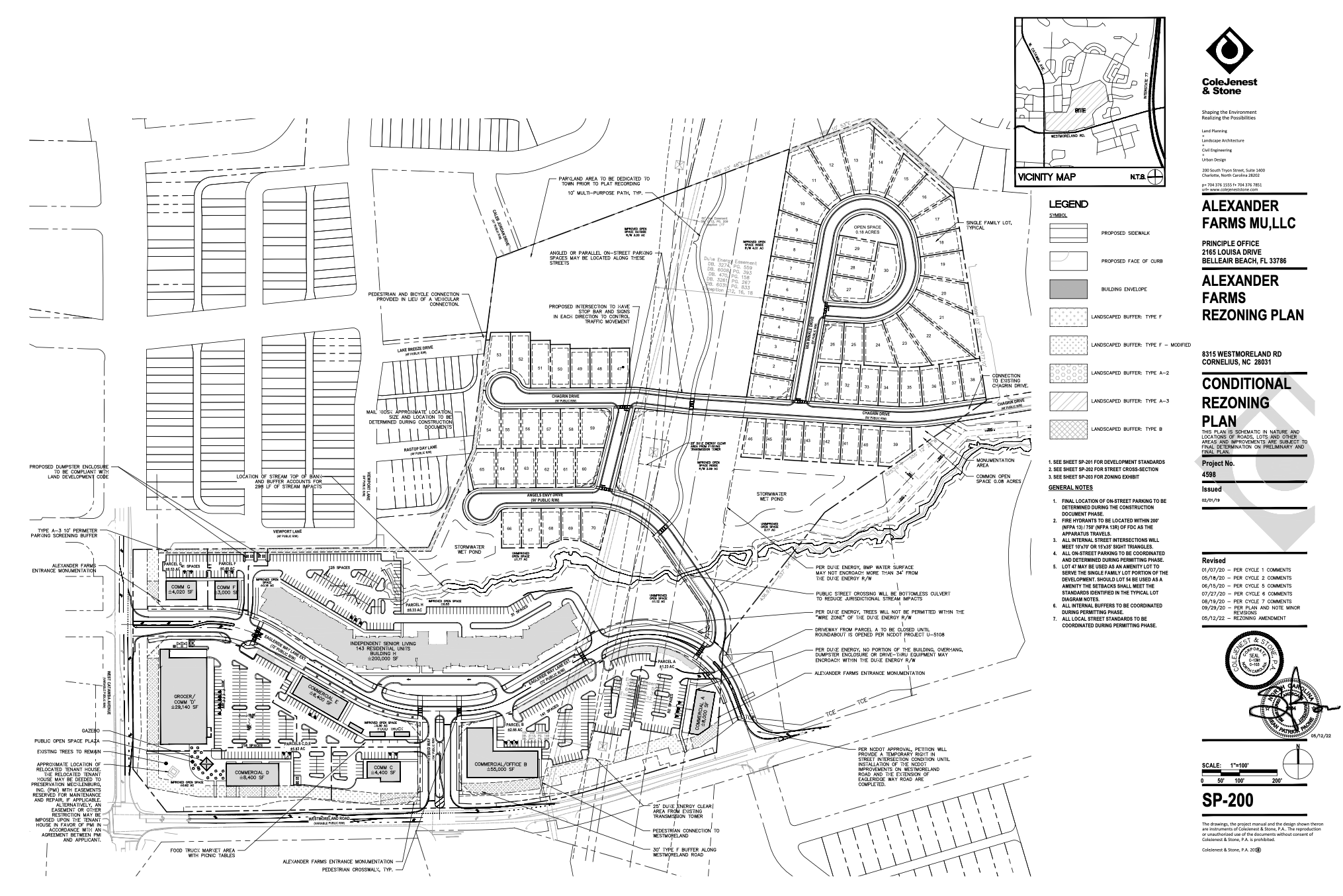 A New $200M Walkable Mixed-Use Development Is Coming to Cornelius header image.
