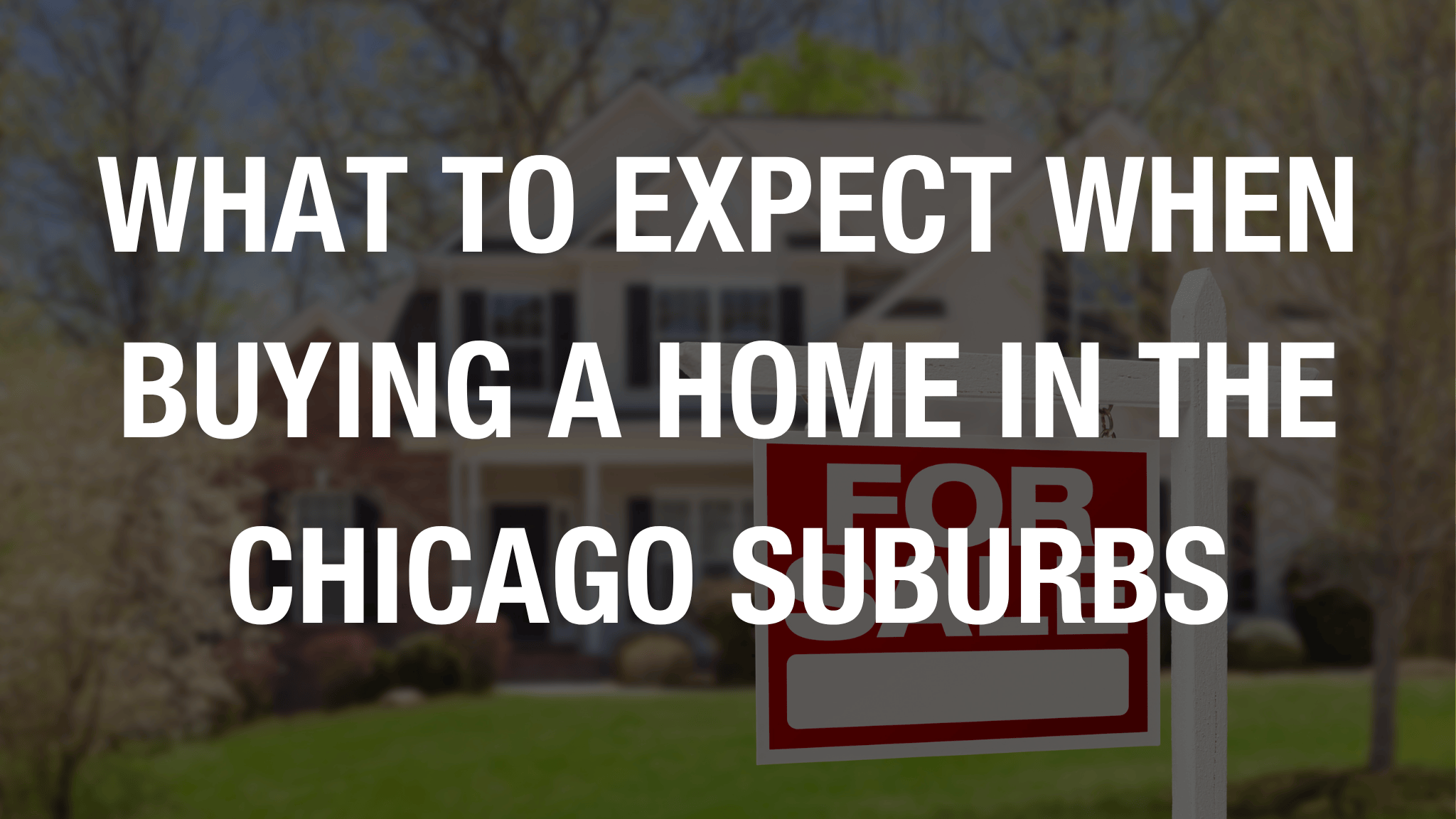 What to expect when buying a home in the chicago suburbs