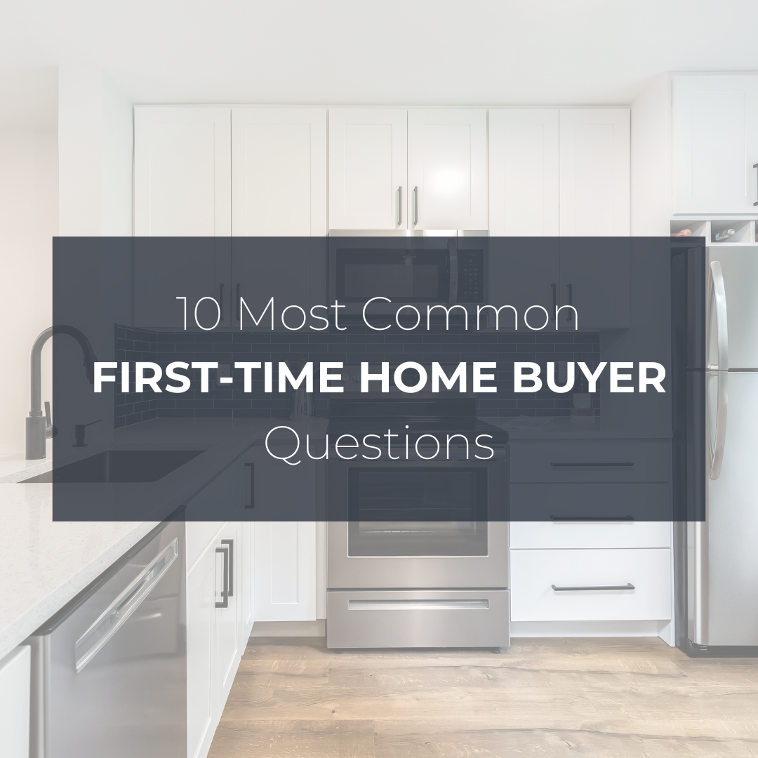 10 Most Common First-Time Home Buyer Questions header image.
