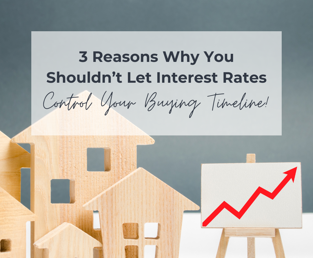 3 Reasons Why You Shouldn’t Let Interest Rates Control Your Buying Timeline! header image.