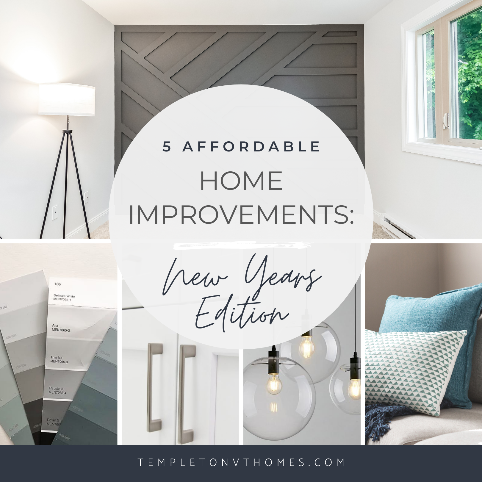 5 Affordable Home Improvements for the New Year! header image.