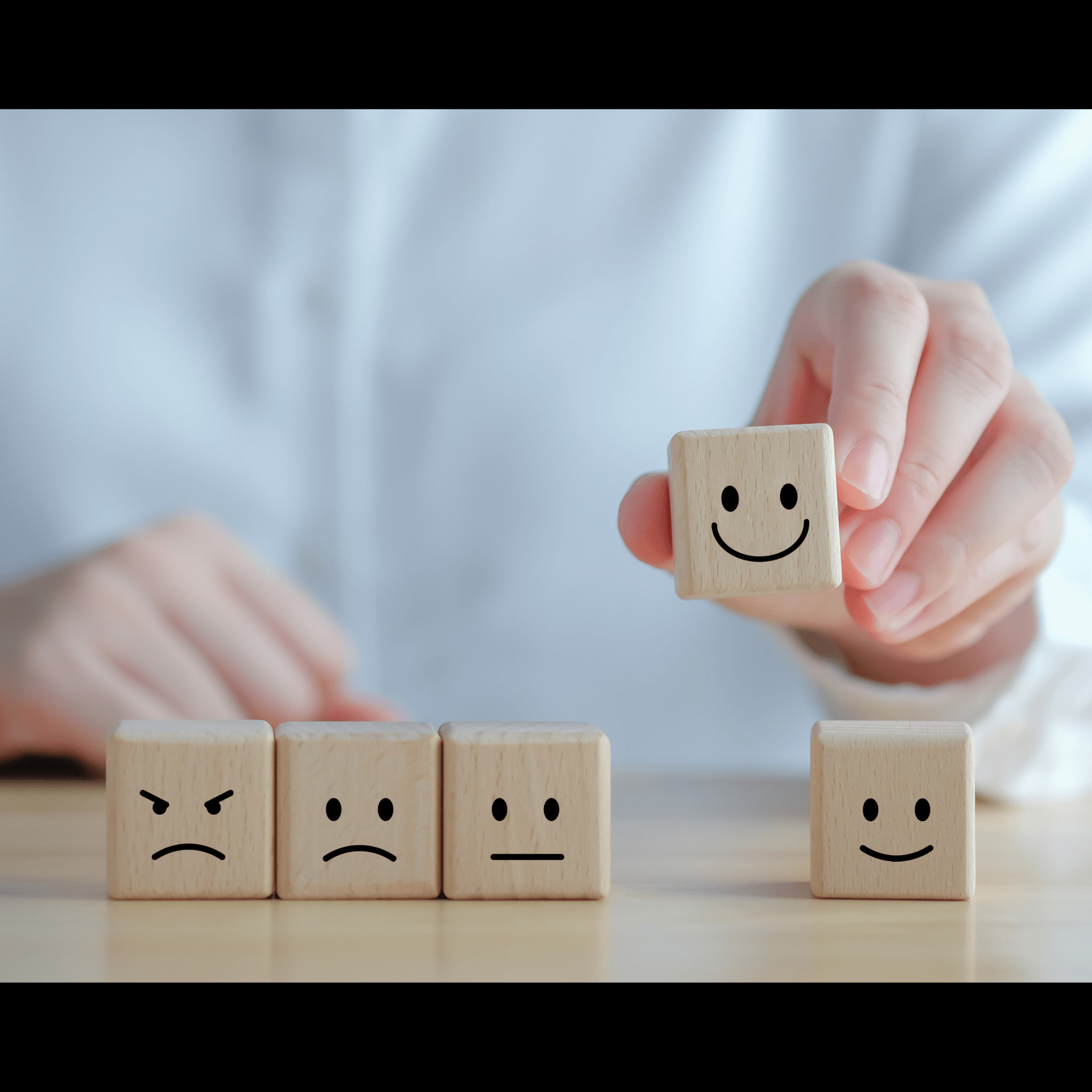 Smiling real estate agent with happy clients