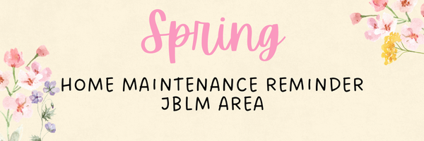 Spring Home Maintenance Checklist header image.