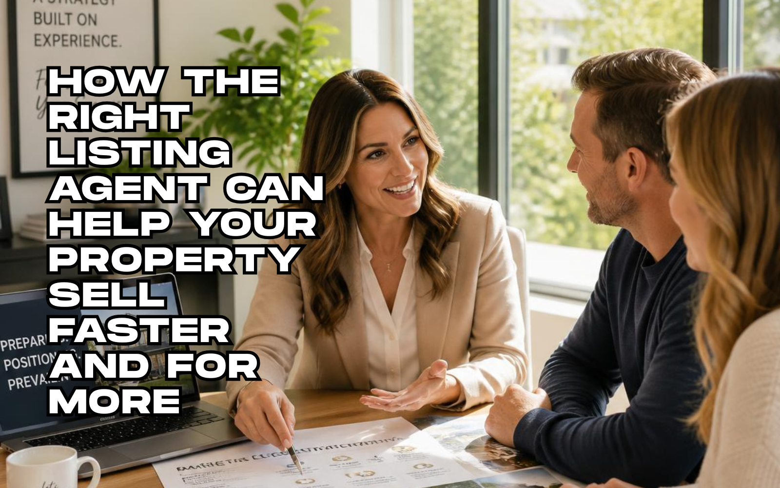 How the Right Listing Agent Can Help Your Property Sell Faster and for More header image.