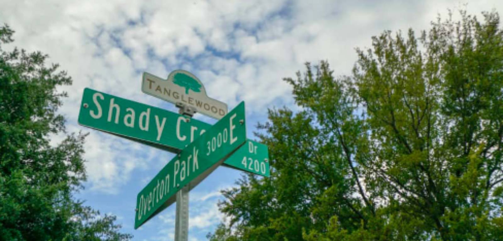 Homes in The Tanglewood Neighborhood in Fort Worth, TX 76109 header image.