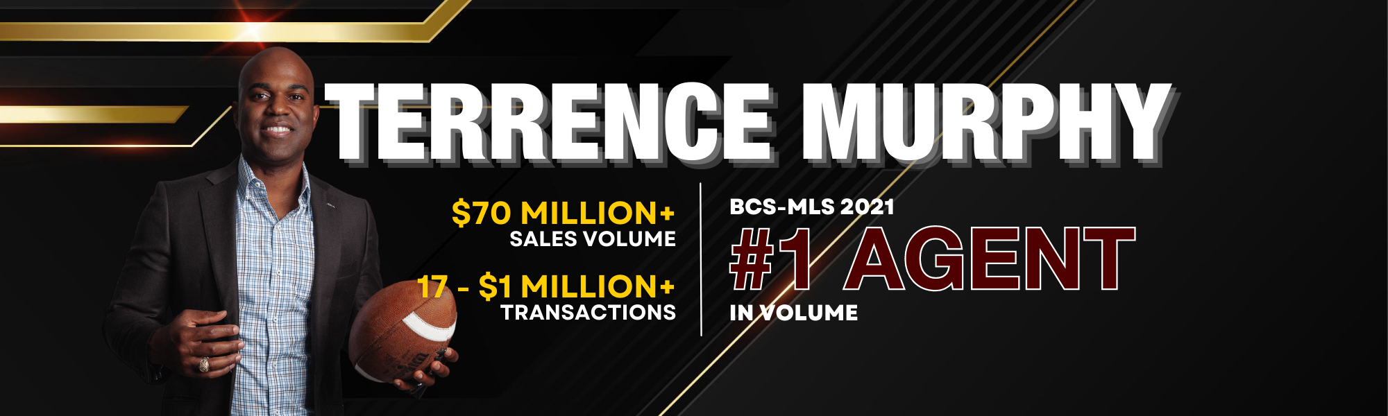 Terrence Murphy, #1 Agent in 2021! header image.