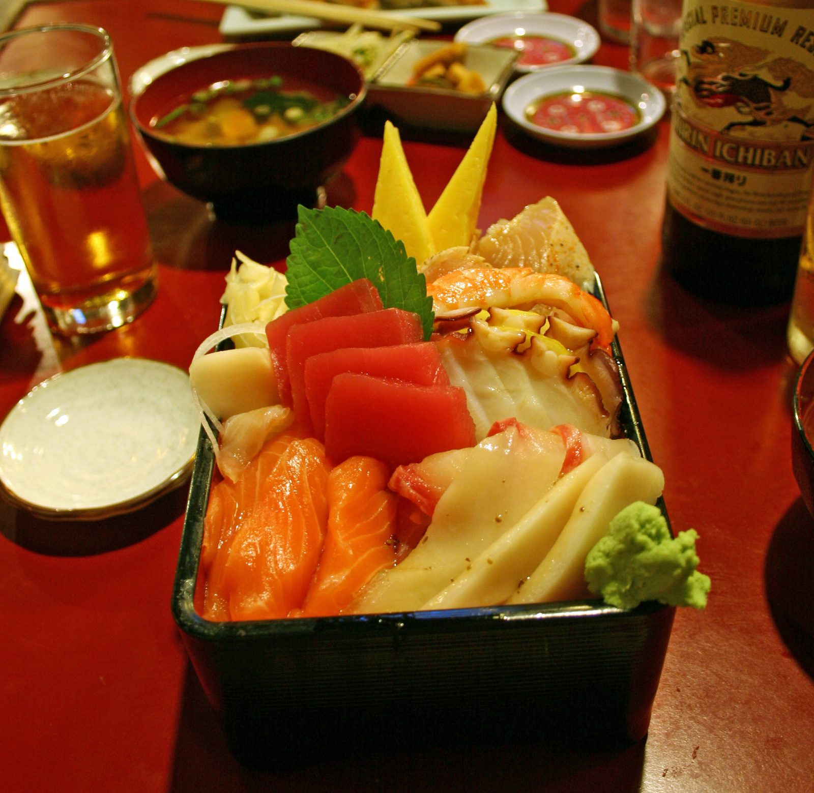 Chirashi sushi at a Japanese restaurant in Gardena
