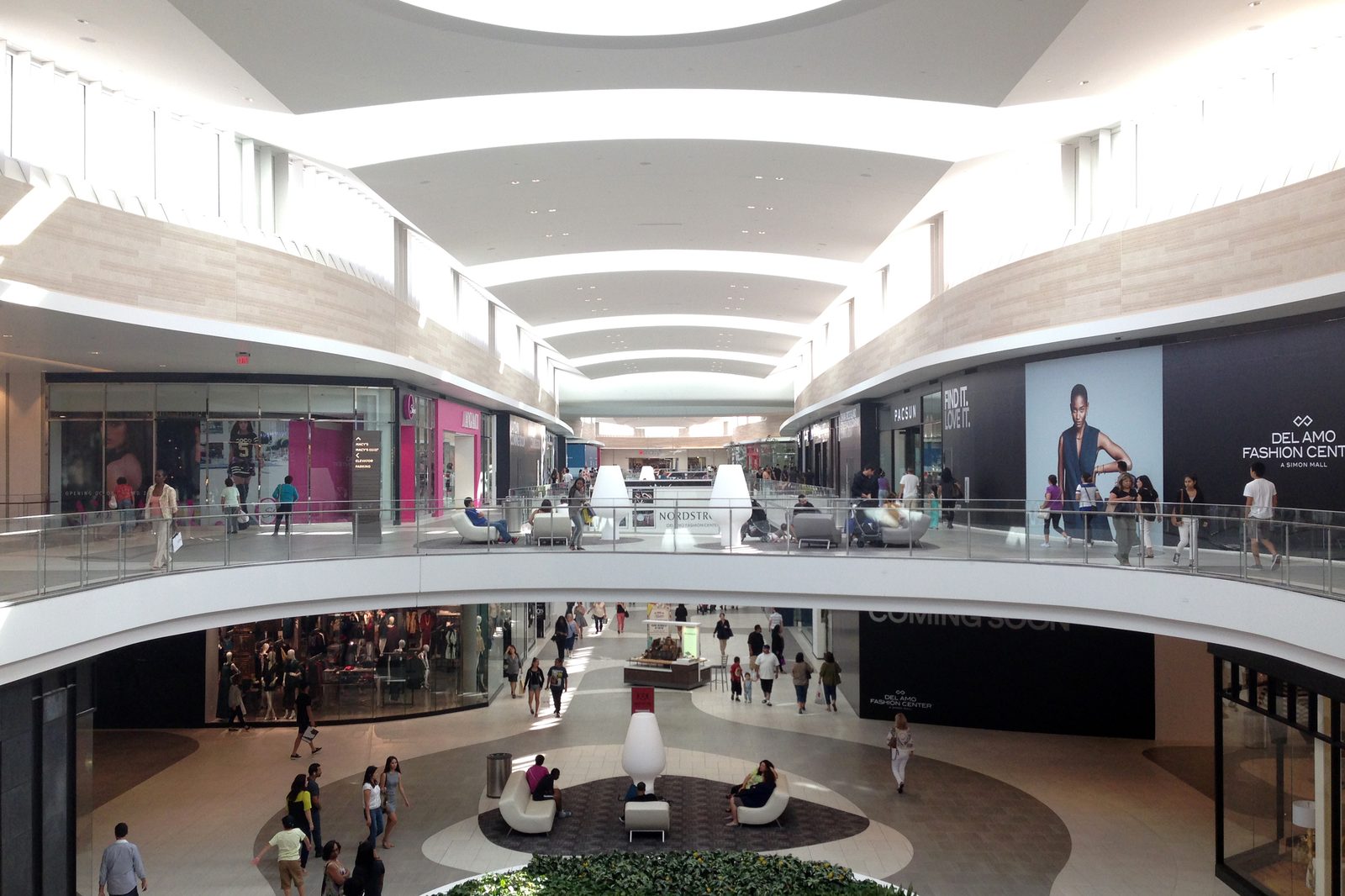 Inside Del Amo Fashion Center in Torrance