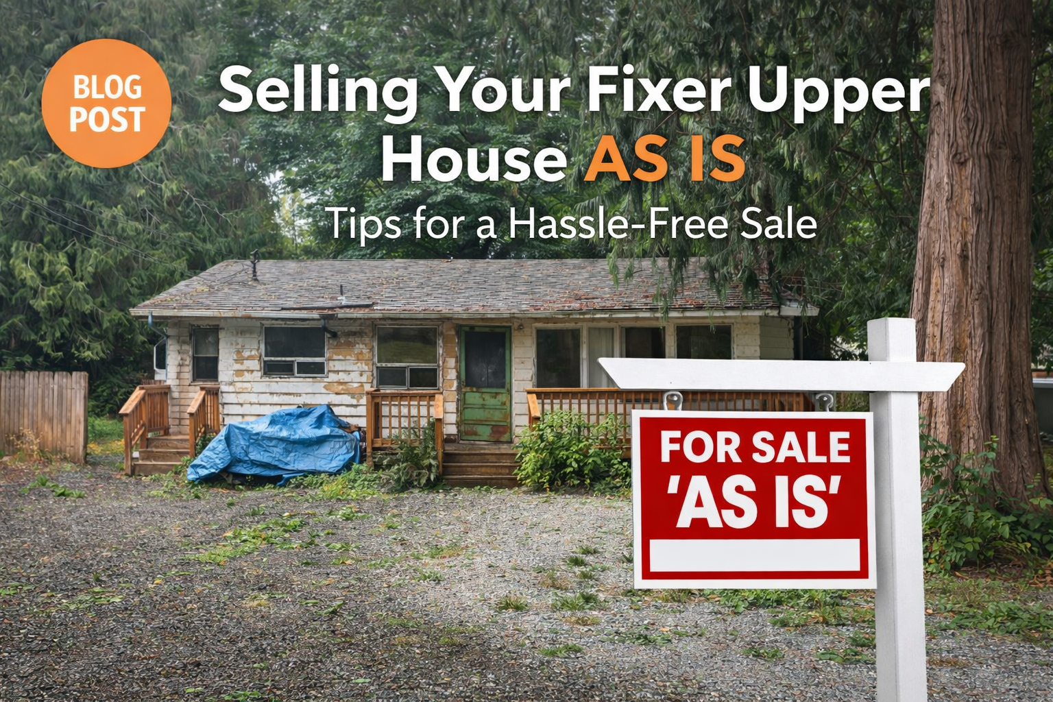 How to Sell Your Fixer-Upper Home in the Snoqualmie Valley As-Is (No Repairs Needed) – 2026 Guide header image.