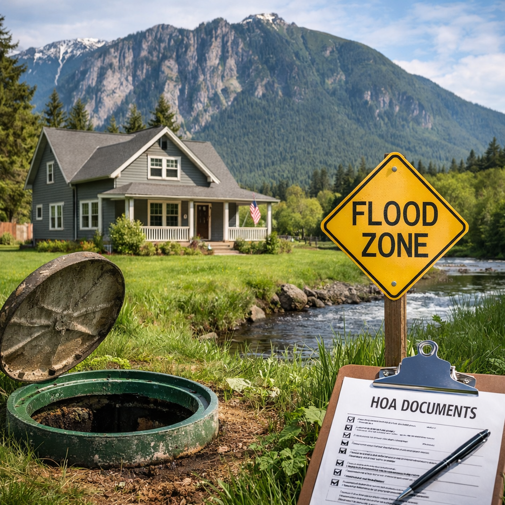 5 Things First Time Home Buyers Overlook in North Bend, WA header image.