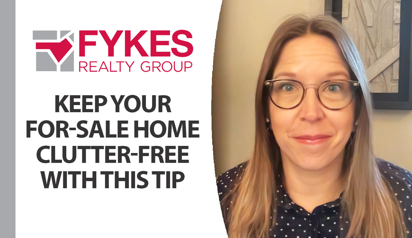 The Secret To Keeping Your For-Sale Home Clutter-free header image.