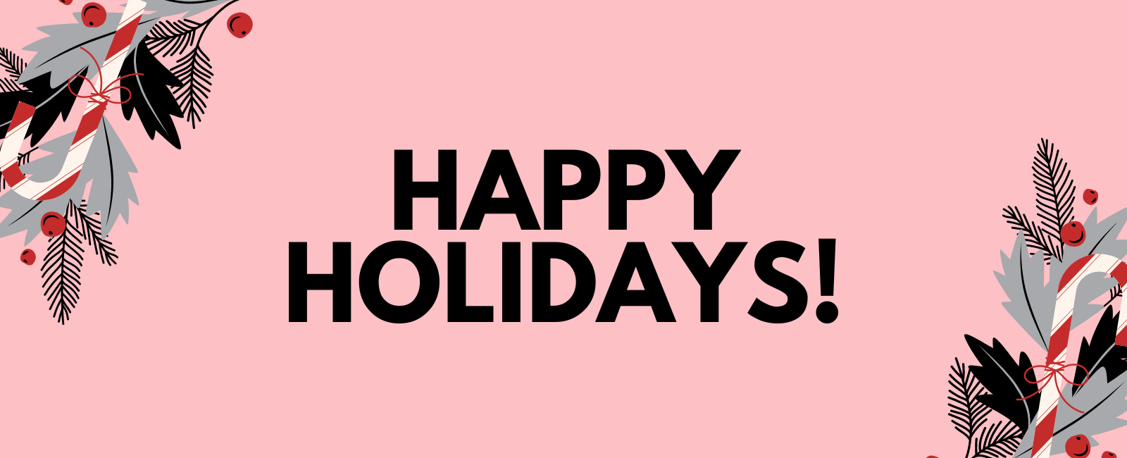 Happy Holidays! header image.