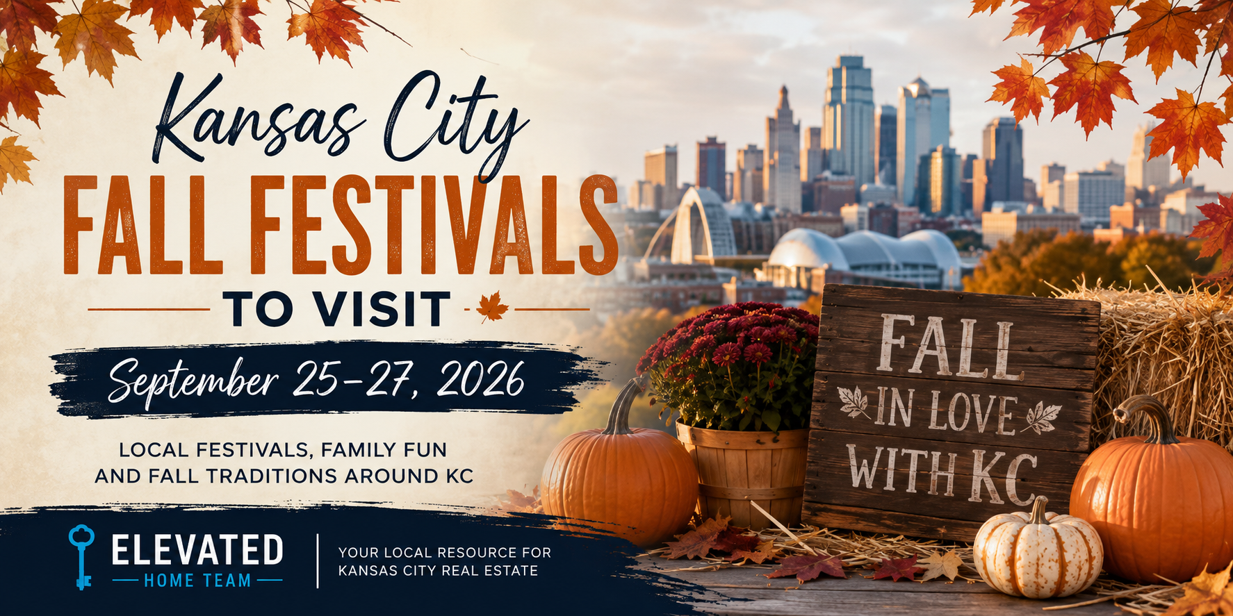WEEKENDS IN KC | Kansas City Fall Festivals to Visit September 25–27, 2026 header image.