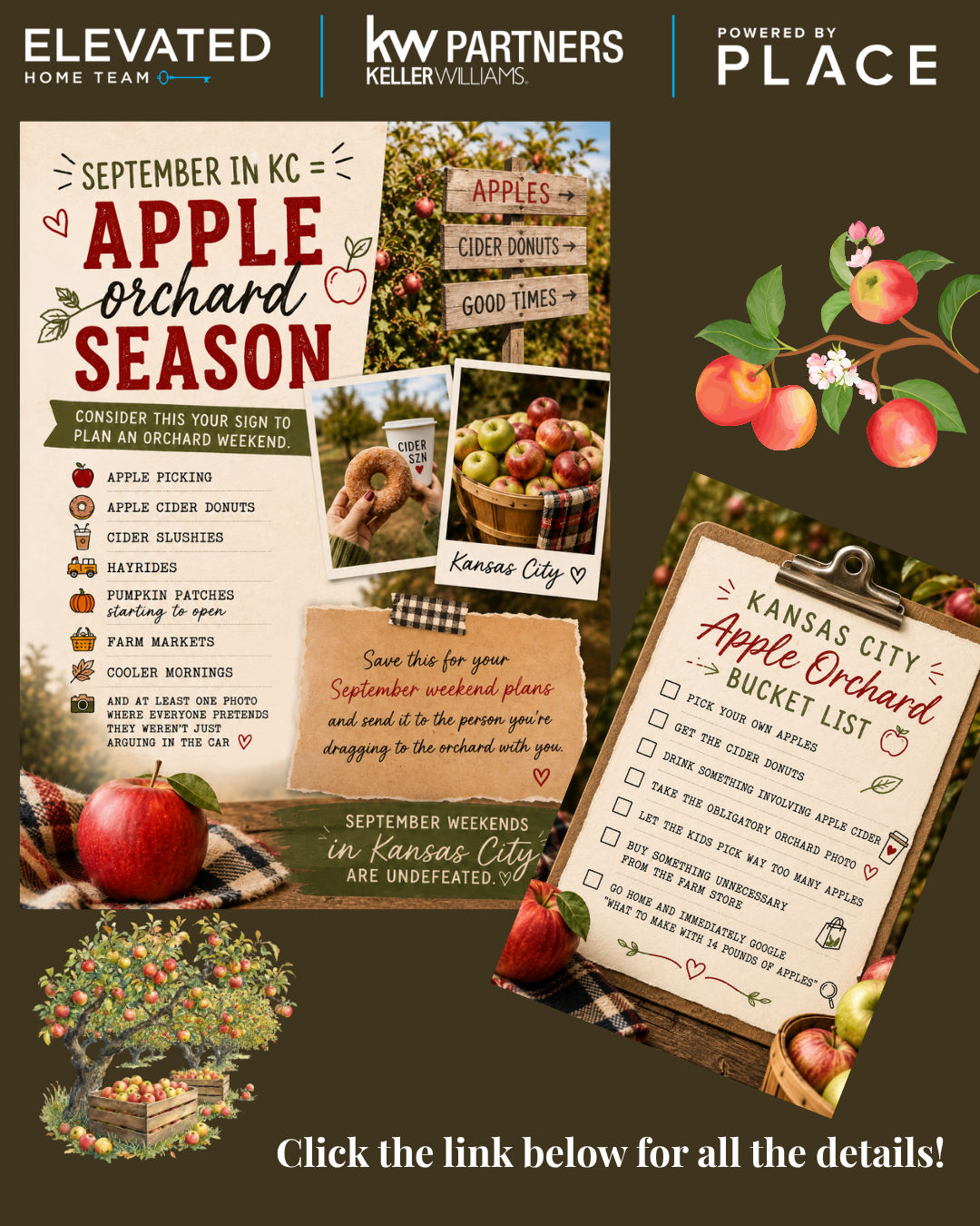WEEKENDS IN KC | Apple Festivals & Orchard Weekends in September: Your Kansas City Fall Bucket List header image.