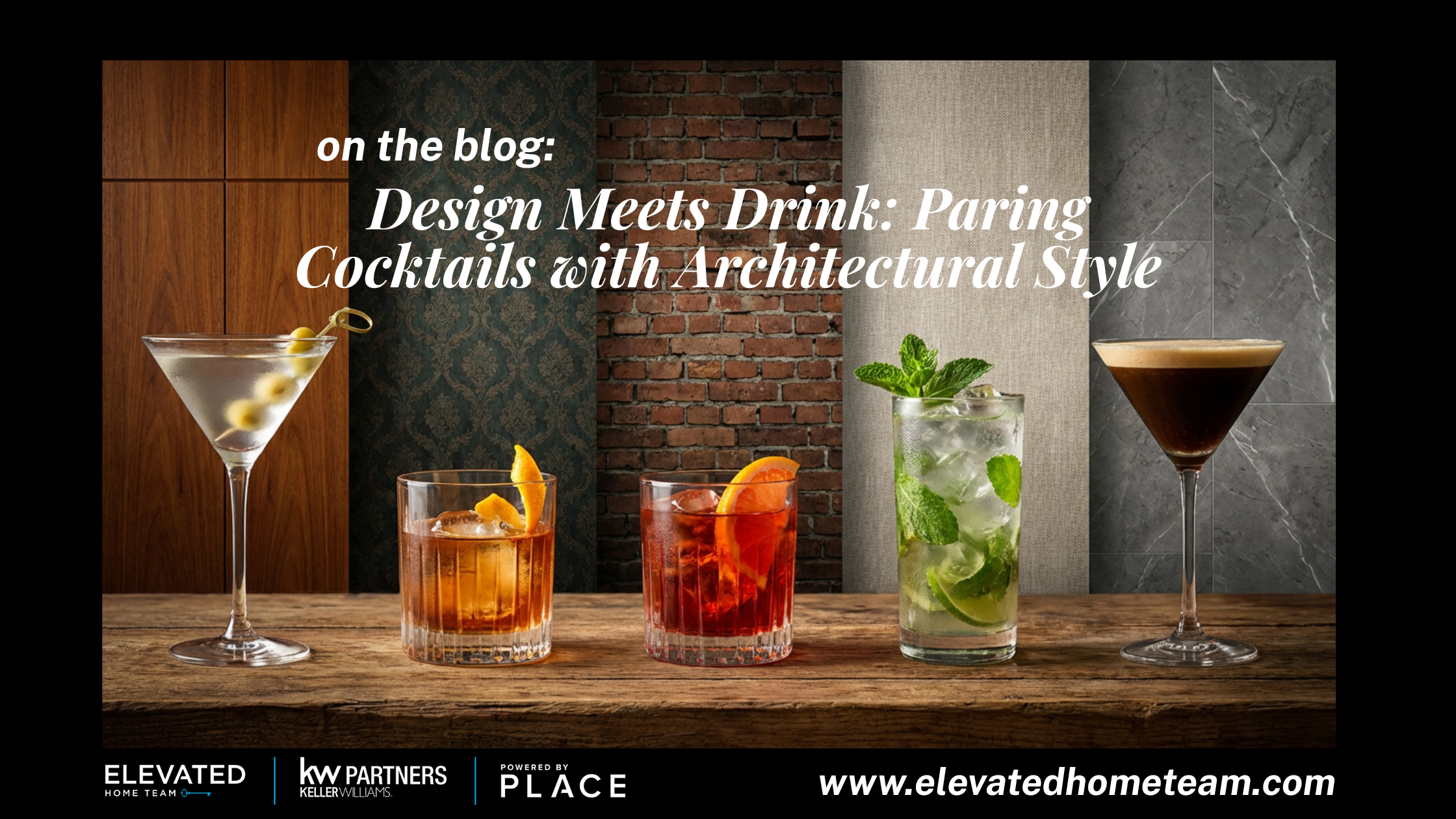 Design Meets Drink: Pairing Cocktails with Architectural Style header image.