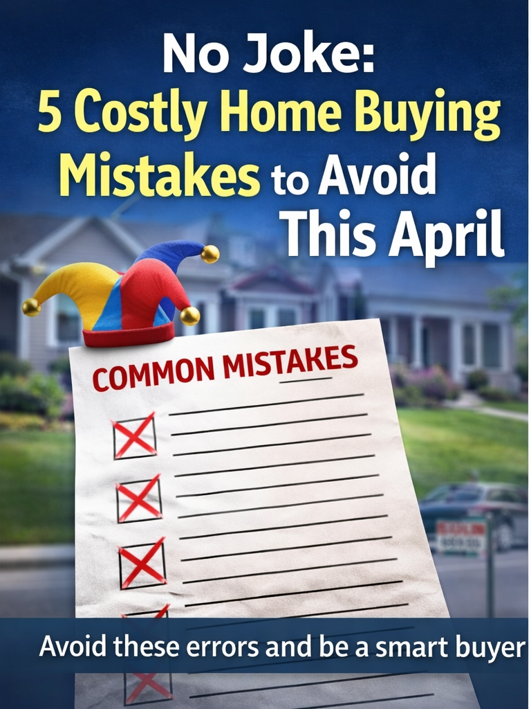 No Joke: 5 Costly Home Buying Mistakes to Avoid This April header image.