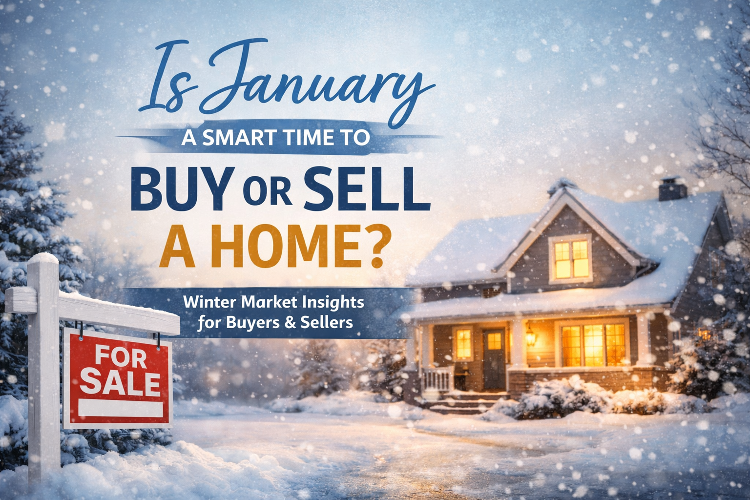Is January a Smart time to Buy or Sell a Home? header image.