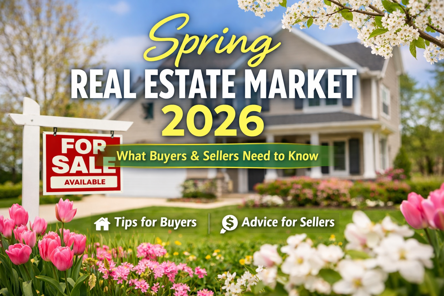 Spring Real Estate Market Is Heating Up: What Buyers & Sellers Need to Know in 2026 header image.