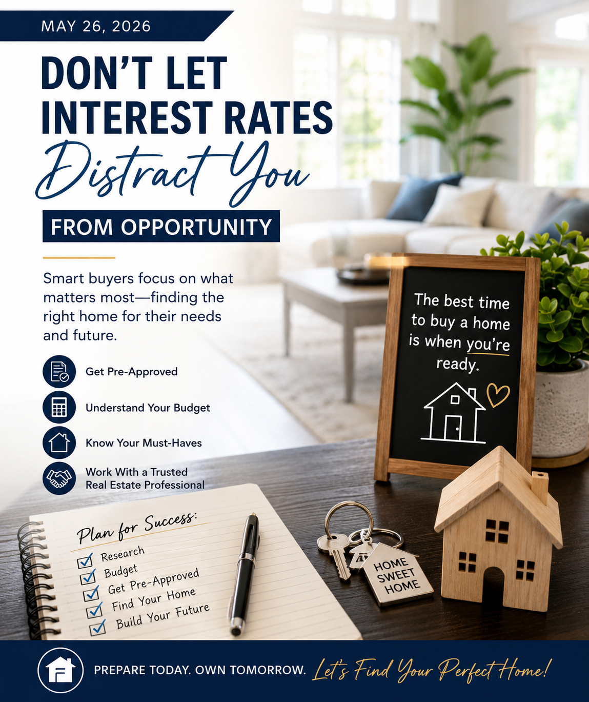 Don’t Let Interest Rates Distract You From Opportunity header image.
