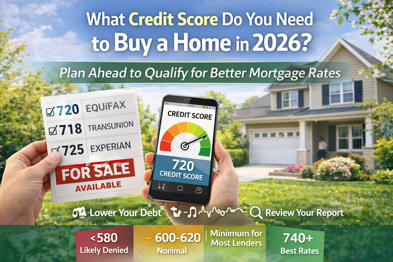 What Credit Score Do You Need to Buy a Home in 2026? header image.