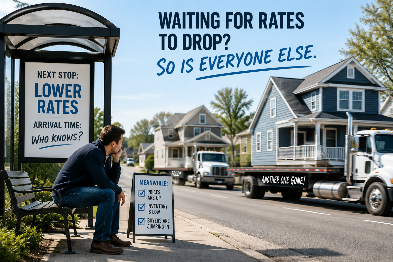 Waiting for Rates to Drop? So Is Everyone Else. header image.