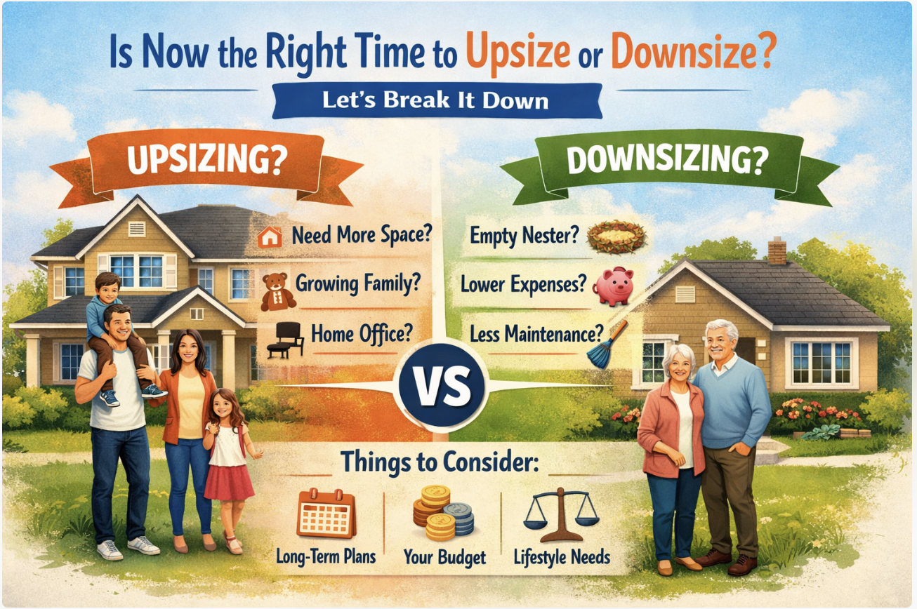 Is Now the Right Time to Upsize or Downsize?