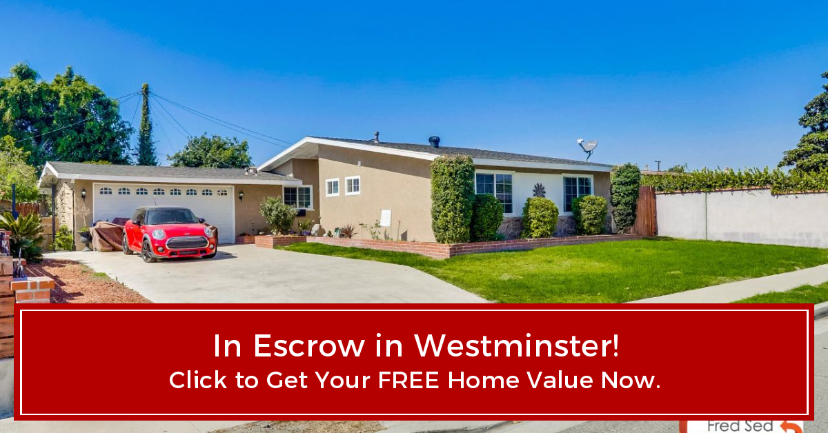 In Escrow ~ 13421 Willamette Dr Westminster, CA ~ 3 Beds, 2 Baths header image.
