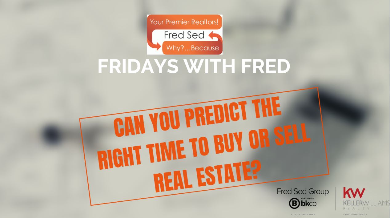 Can You Predict The Right Time To Buy Or Sell Real Estate? - Fridays with Fred header image.
