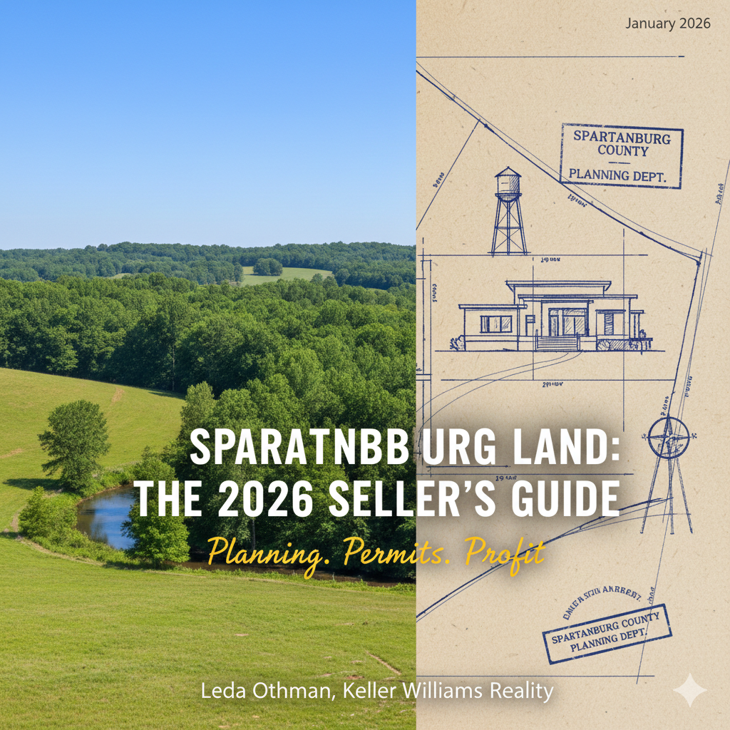 Leda Othman Keller Williams Realty Spartanburg land selling guide 2026 planning and permits