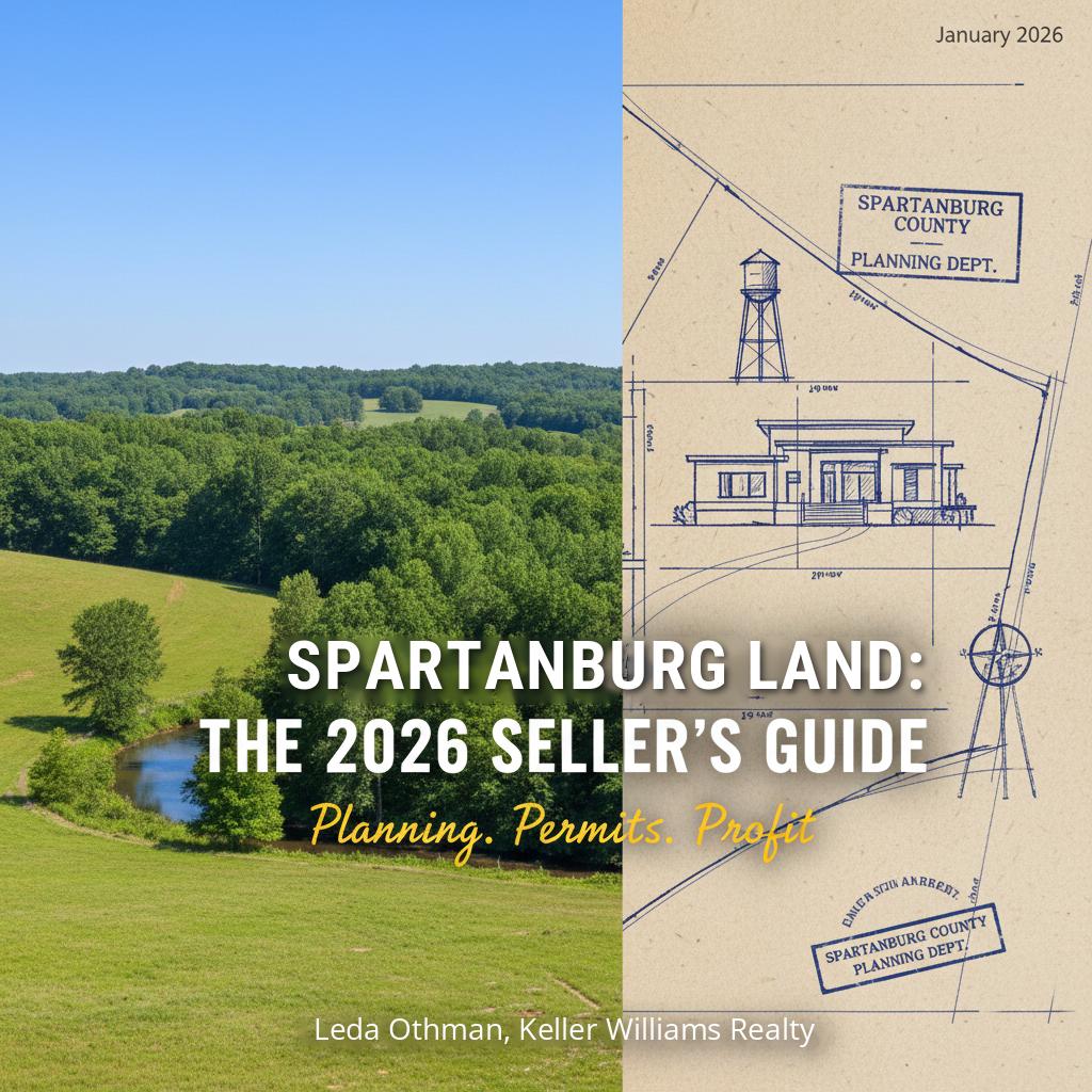 Leda Othman Keller Williams Realty Spartanburg land selling guide 2026 planning and permits