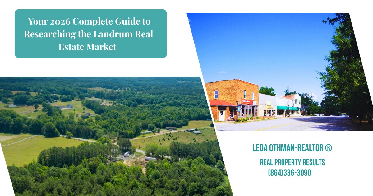 Residential real estate in Landrum SC featuring mountain views and luxury homes, managed by Leda Othman of Keller Williams Realty.