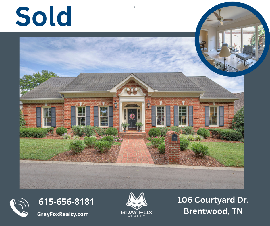 **Celebrating the Sale of 106 Courtyard: A Success Story with Gray Fox Realty** header image.