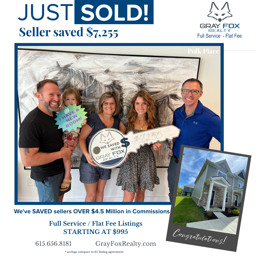 Just Sold: 701 Dallas Dr, Columbia, TN 38401 - A Success Story with Gray Fox Realty header image.