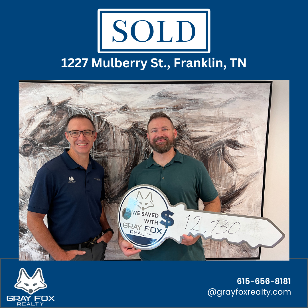 SOLD!  1227 Mulberry St., Franklin header image.