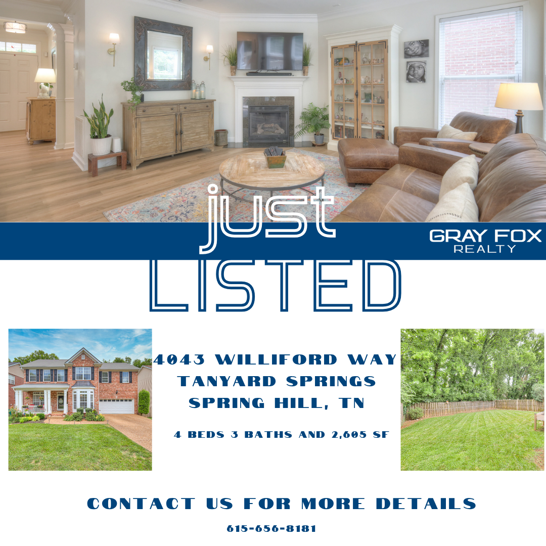 Beautiful Curb Appeal, Incredible Storage, and a Huge Backyard in Spring Hill, TN header image.
